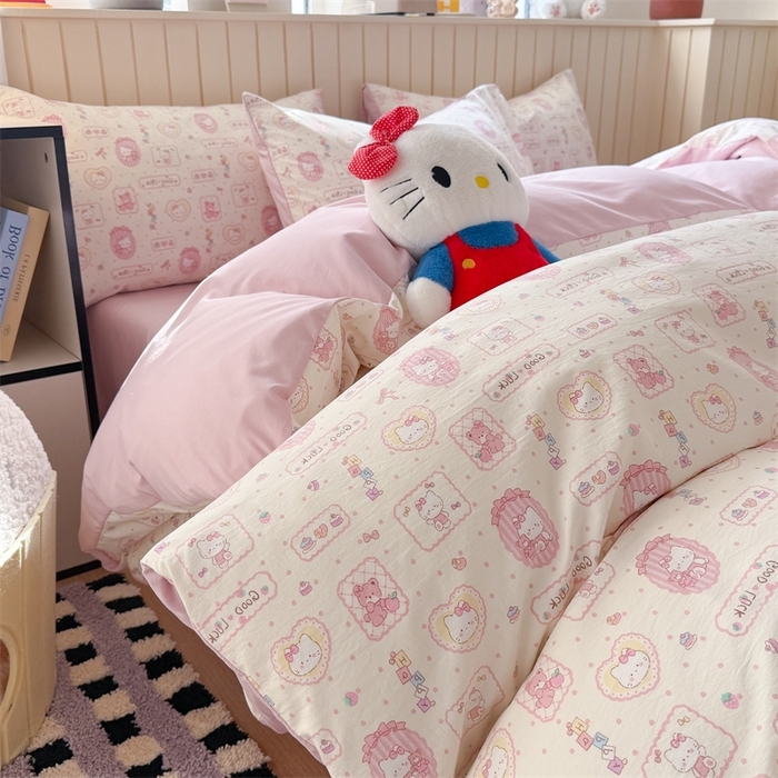 91家纺网 家纺一手货源 找家纺 （总）夜笙家纺 2026新款古法水洗仿棉云感四件套