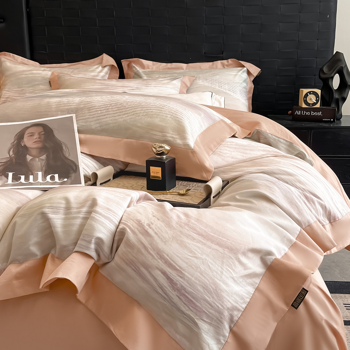 91家纺网 家纺一手货源 找家纺 （总）置顶家纺 2026春夏新款数码印花亲肤棉系列四件套-瓦伦西亚