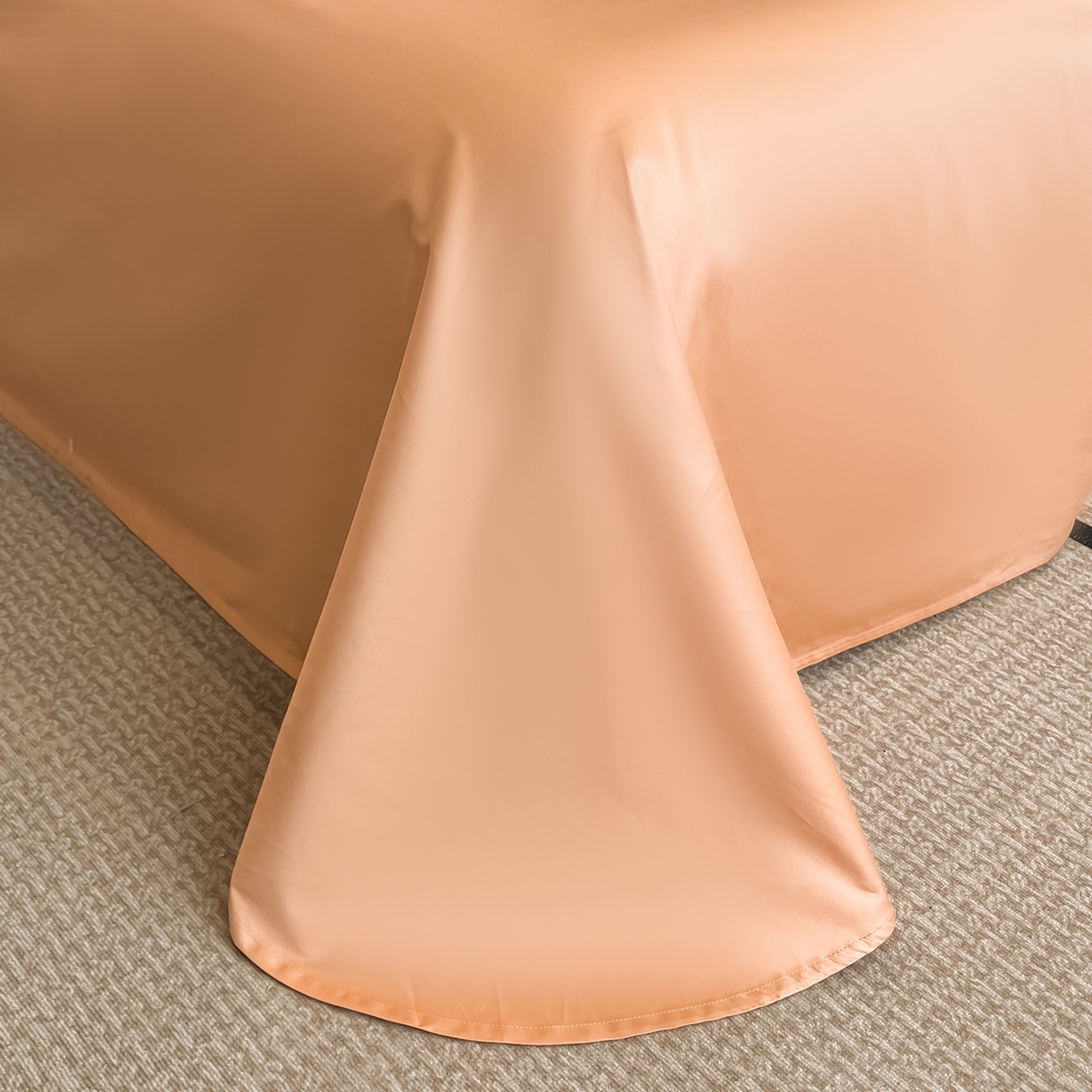 91家纺网 家纺一手货源 找家纺 置顶家纺 2026春夏新款数码印花亲肤棉系列四件套-瓦伦西亚 瓦伦西亚-暖橙