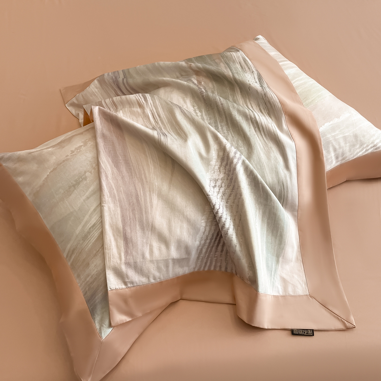 91家纺网 家纺一手货源 找家纺 置顶家纺 2026春夏新款数码印花亲肤棉系列四件套-瓦伦西亚 瓦伦西亚-奶咖