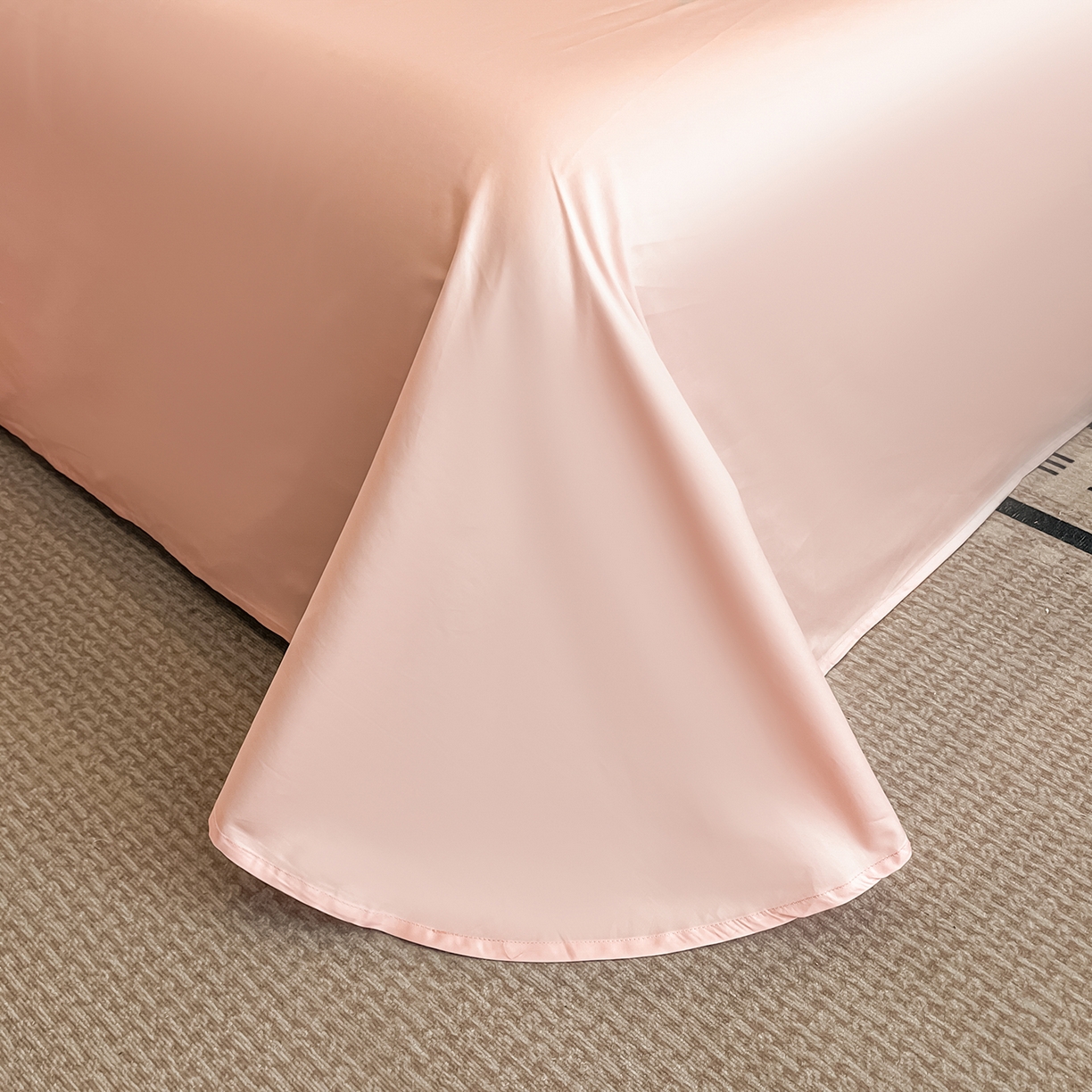 91家纺网 家纺一手货源 找家纺 置顶家纺 2026春夏新款数码印花亲肤棉系列四件套-瓦伦西亚 瓦伦西亚-香芋紫