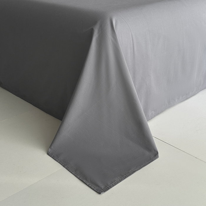 91家纺网 家纺一手货源 找家纺 ab家纺 2026新款色织水洗棉全棉四件套 黄昏-蓝