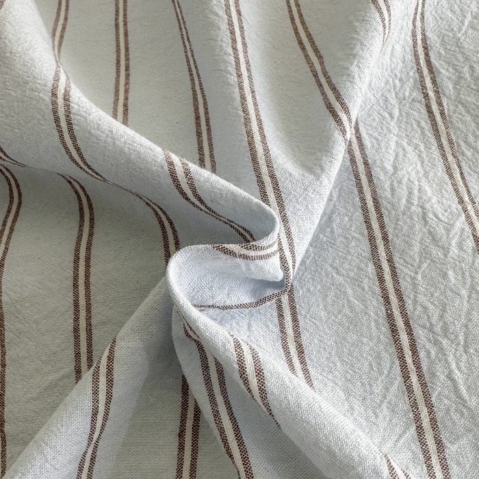 91家纺网 家纺一手货源 找家纺 ab家纺 2026新款色织水洗棉全棉四件套 双条-蓝