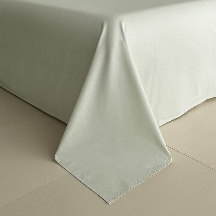 91家纺网 家纺一手货源 找家纺 ab家纺 2026新款色织水洗棉全棉四件套 双条-绿