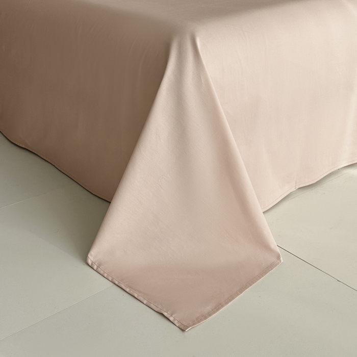 91家纺网 家纺一手货源 找家纺 ab家纺 2026新款色织水洗棉全棉四件套 余音-粉