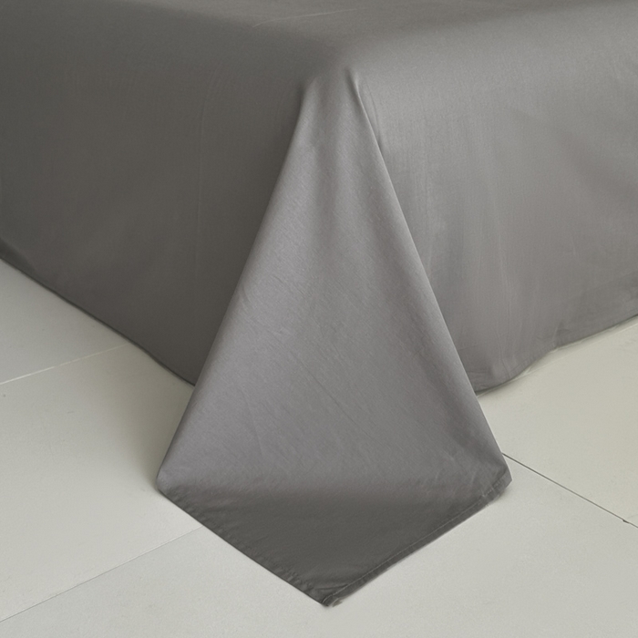 91家纺网 家纺一手货源 找家纺 ab家纺 2026新款色织水洗棉全棉四件套 余音-灰