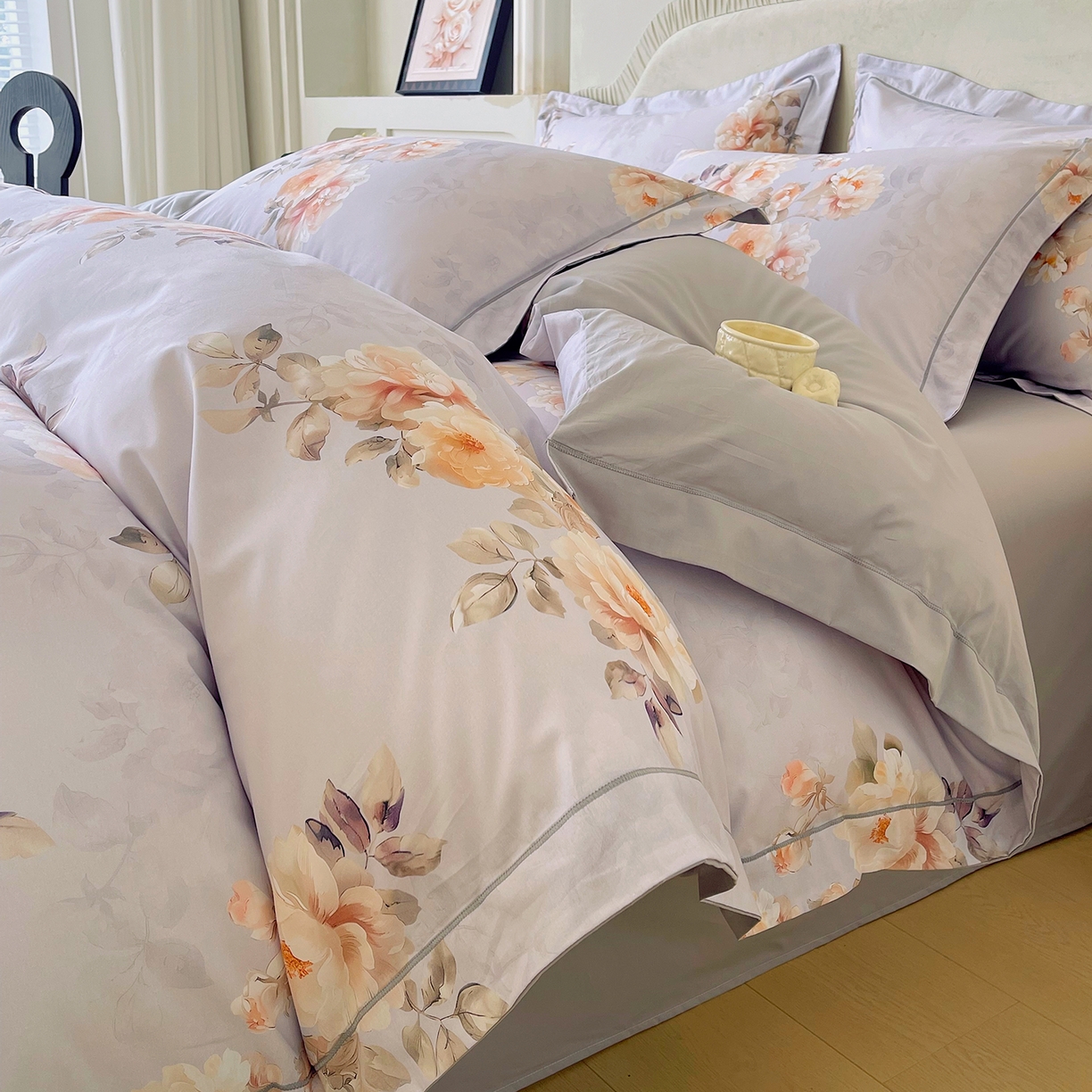 91家纺网 家纺一手货源 找家纺 （总）焱博家纺 2026新款A类加厚全棉13376印花四件套