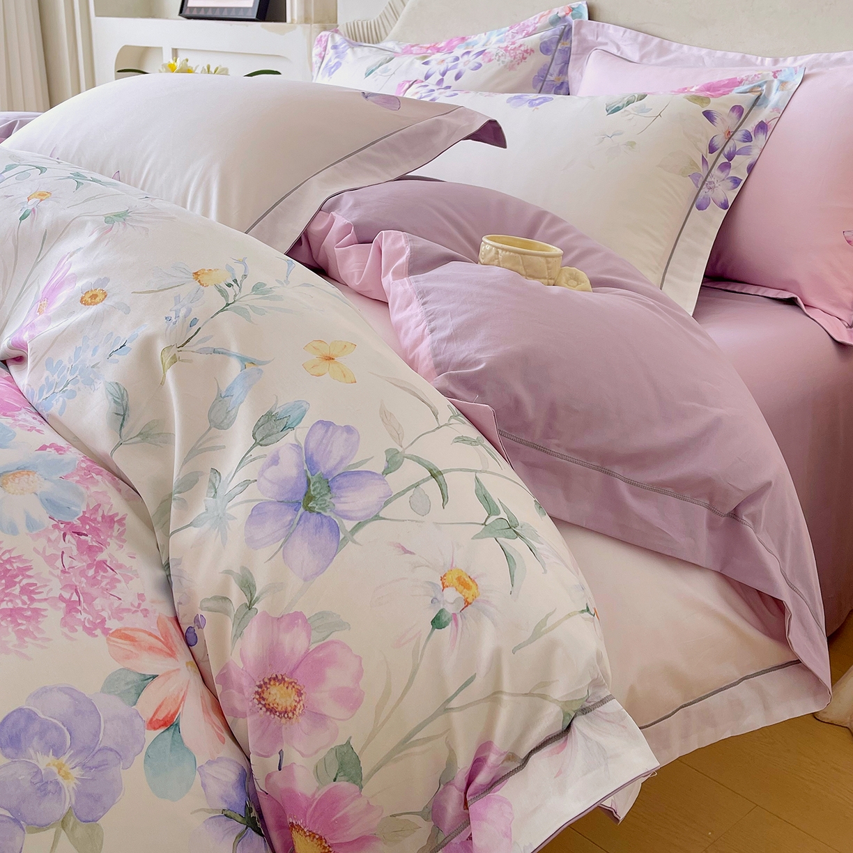 91家纺网 家纺一手货源 找家纺 （总）焱博家纺 2026新款A类加厚全棉13376印花四件套