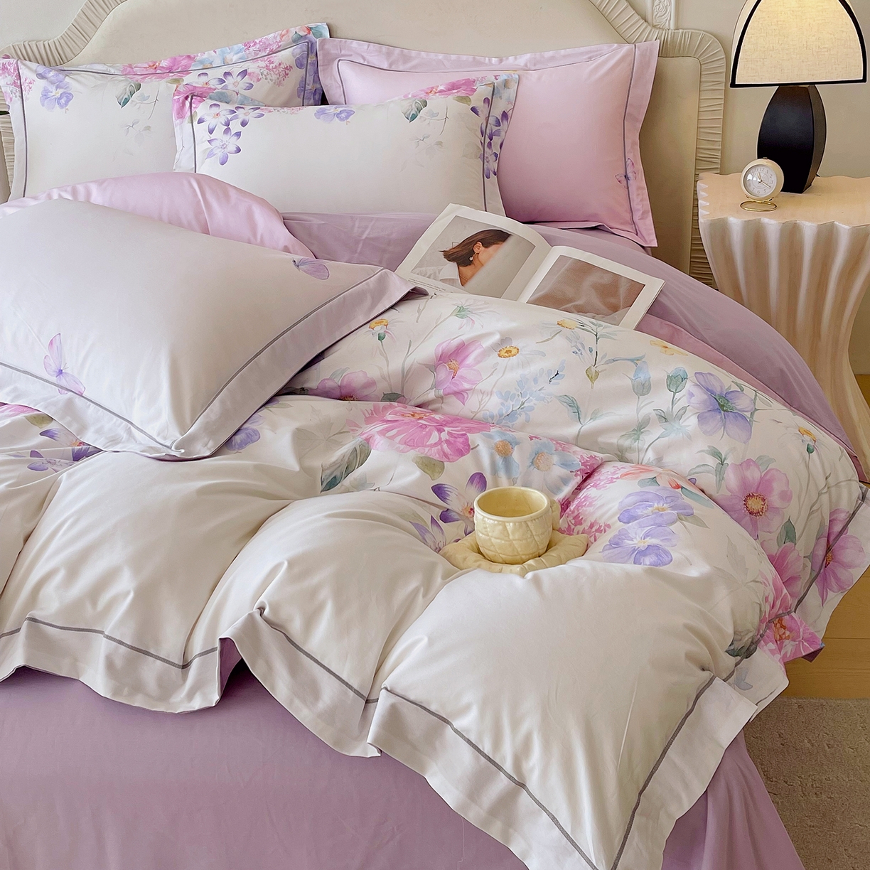 91家纺网 家纺一手货源 找家纺 （总）焱博家纺 2026新款A类加厚全棉13376印花四件套