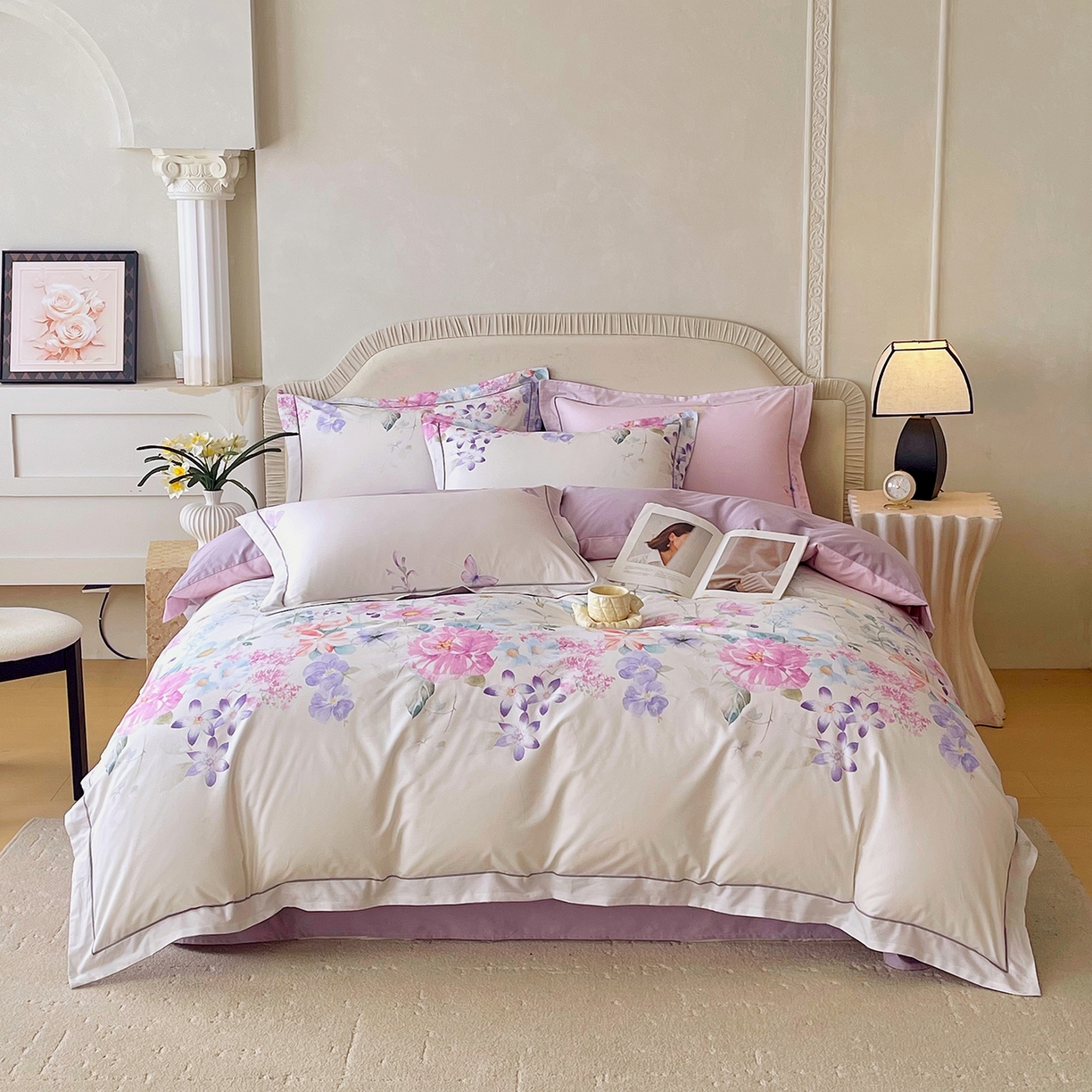 91家纺网 家纺一手货源 找家纺 （总）焱博家纺 2026新款A类加厚全棉13376印花四件套