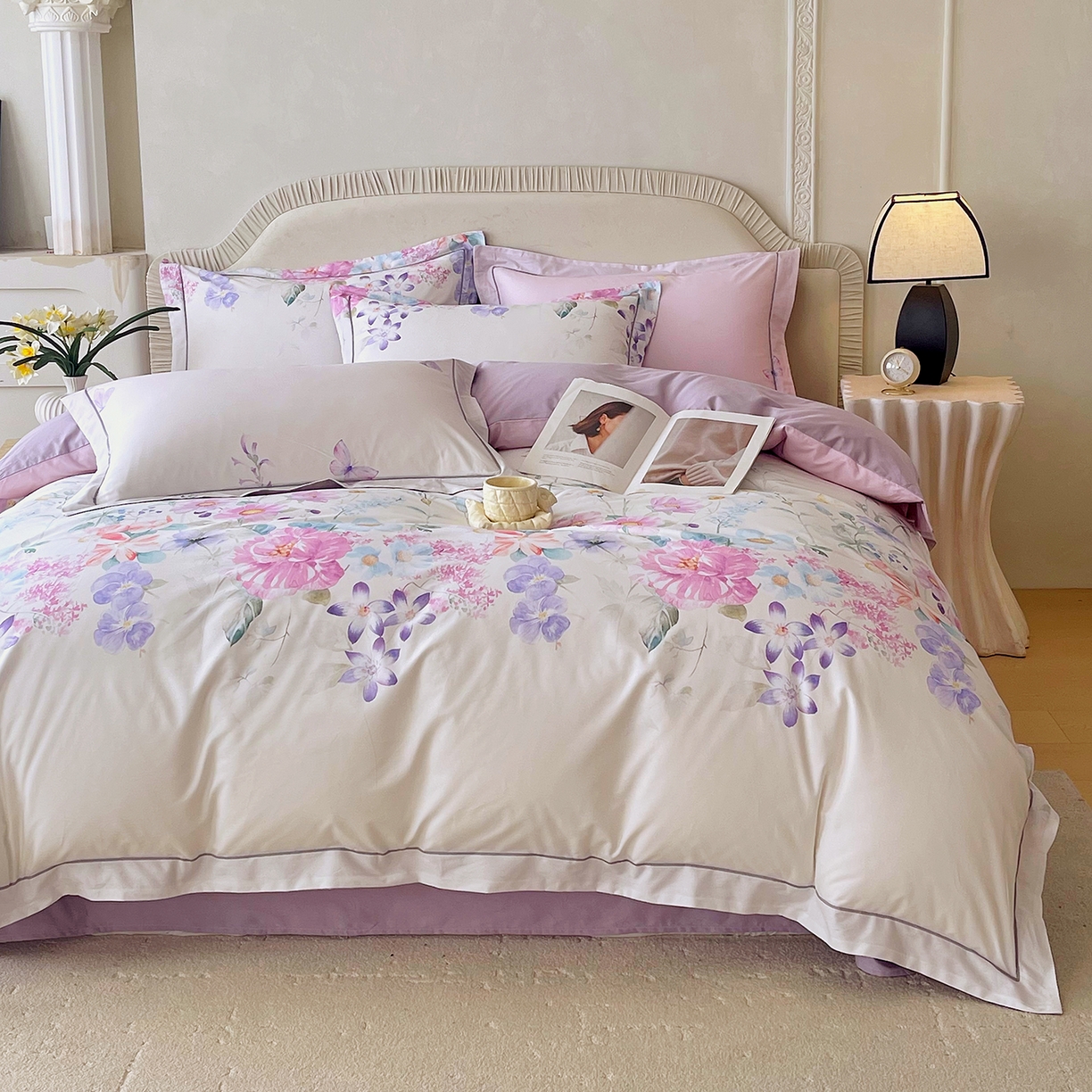 91家纺网 家纺一手货源 找家纺 （总）焱博家纺 2026新款A类加厚全棉13376印花四件套