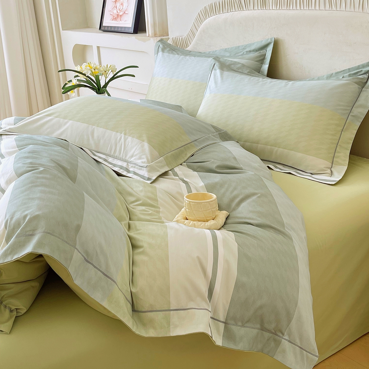 91家纺网 家纺一手货源 找家纺 焱博家纺 2026新款A类加厚全棉13376印花四件套 梦想旅程