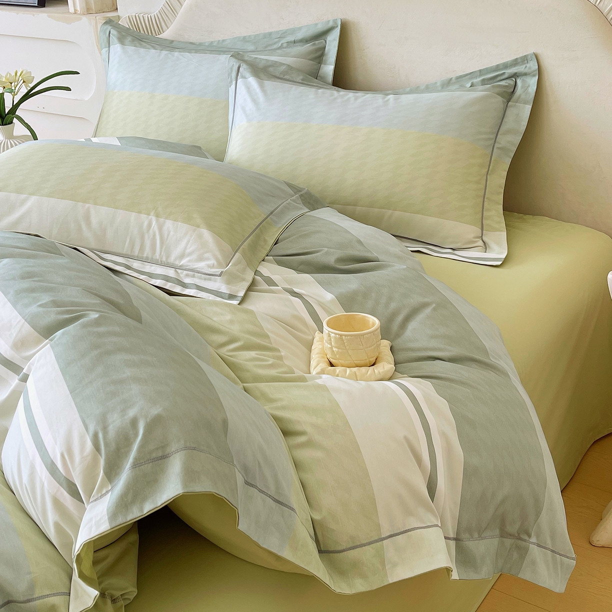 91家纺网 家纺一手货源 找家纺 焱博家纺 2026新款A类加厚全棉13376印花四件套 梦想旅程