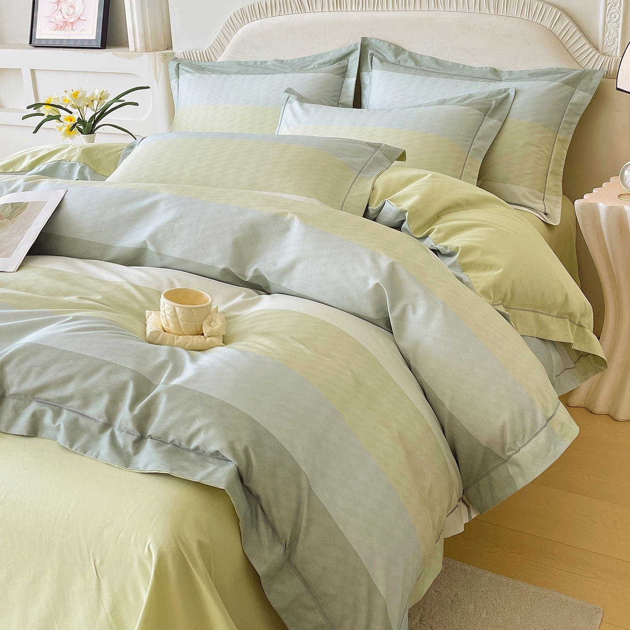 91家纺网 家纺一手货源 找家纺 焱博家纺 2026新款A类加厚全棉13376印花四件套 梦想旅程