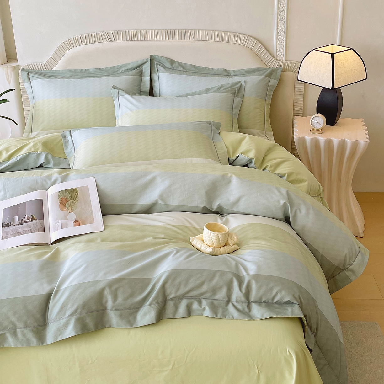 91家纺网 家纺一手货源 找家纺 焱博家纺 2026新款A类加厚全棉13376印花四件套 梦想旅程