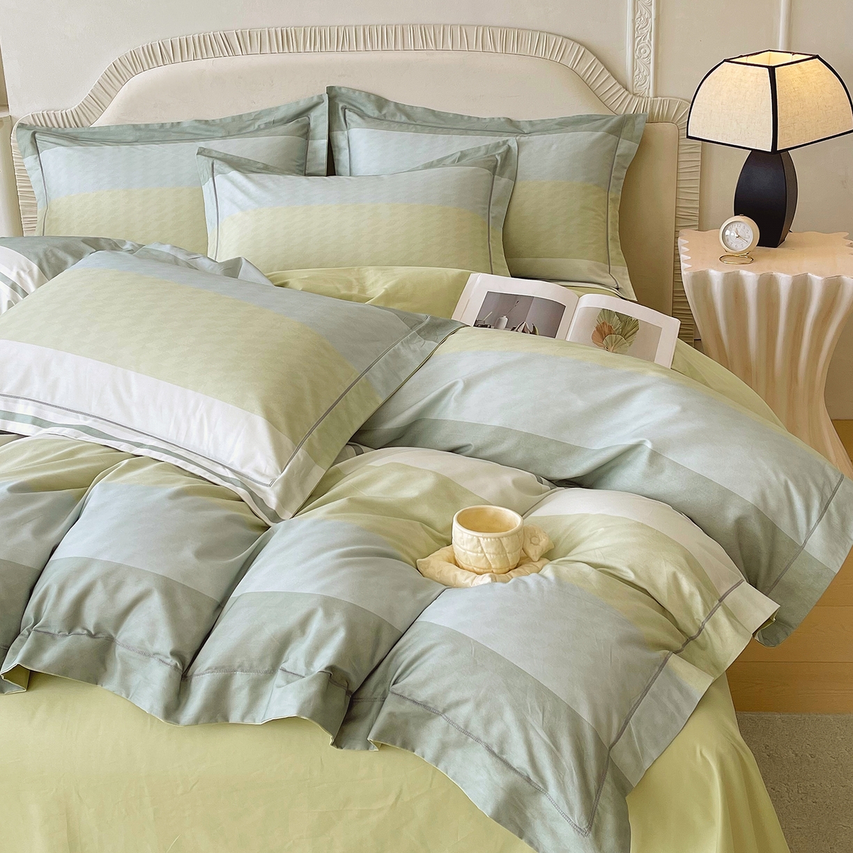 91家纺网 家纺一手货源 找家纺 焱博家纺 2026新款A类加厚全棉13376印花四件套 梦想旅程