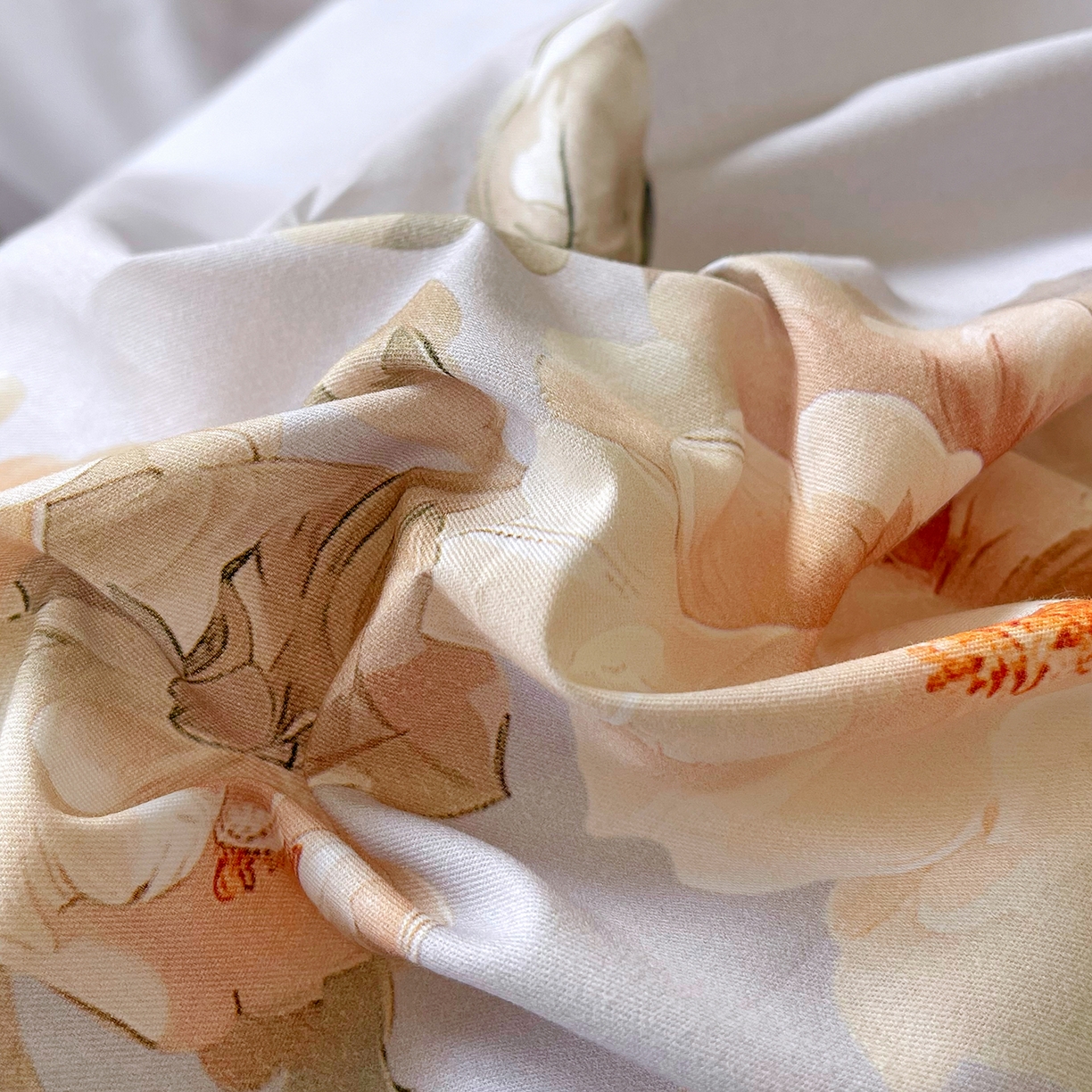 91家纺网 家纺一手货源 找家纺 焱博家纺 2026新款A类加厚全棉13376印花四件套 花信风吟