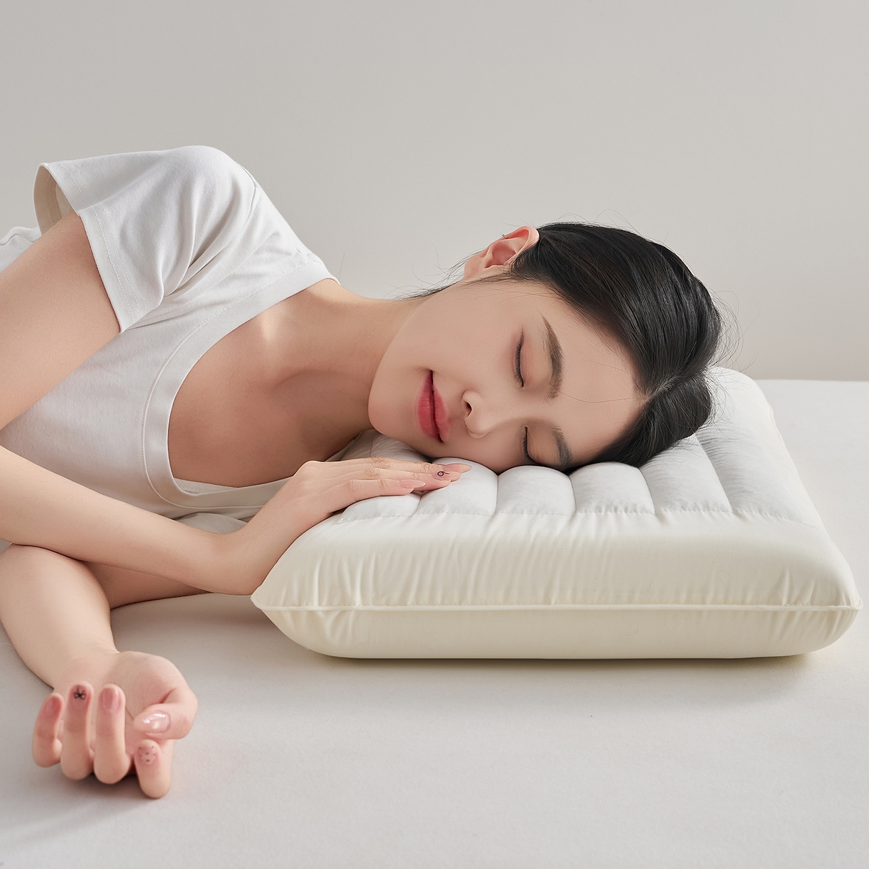 91家纺网 家纺一手货源 找家纺 （总）乐可 2026新款全棉记忆枕荞麦枕零压草本枕枕头枕芯