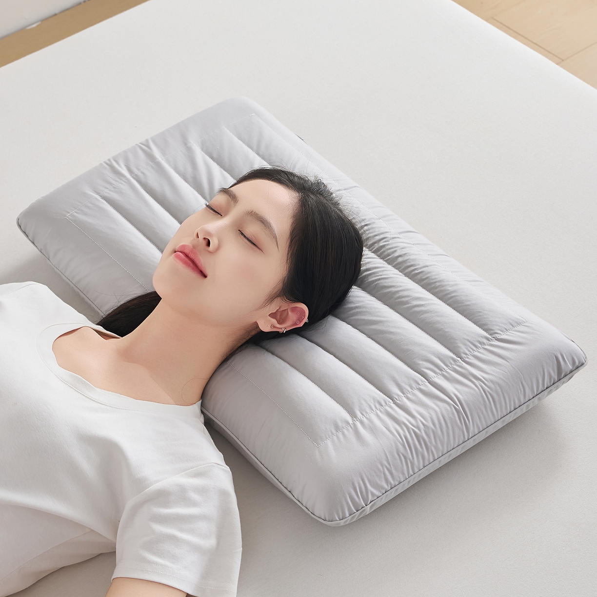 91家纺网 家纺一手货源 找家纺 （总）乐可 2026新款全棉记忆枕荞麦枕零压草本枕枕头枕芯