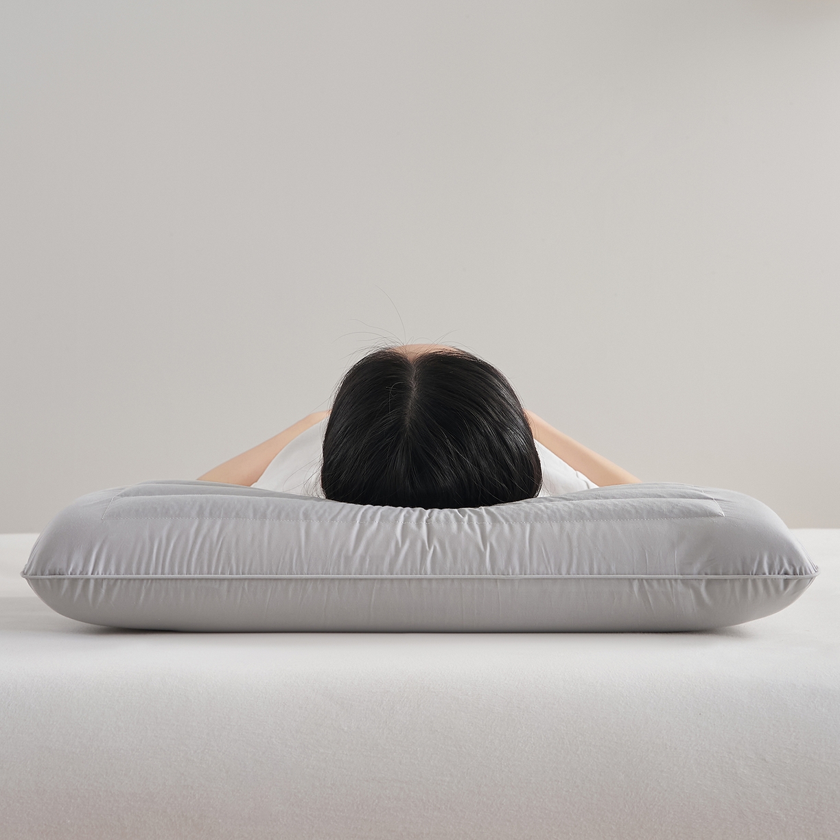 91家纺网 家纺一手货源 找家纺 乐可 2026新款全棉记忆枕荞麦枕零压草本枕枕头枕芯 零压草本枕-灰10cm