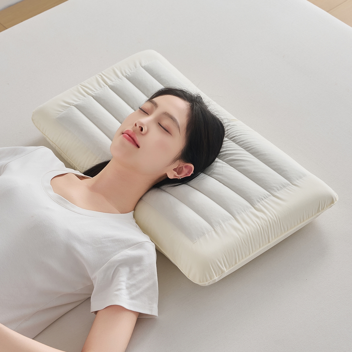 91家纺网 家纺一手货源 找家纺 乐可 2026新款全棉记忆枕荞麦枕零压草本枕枕头枕芯 零压草本枕-米6cm