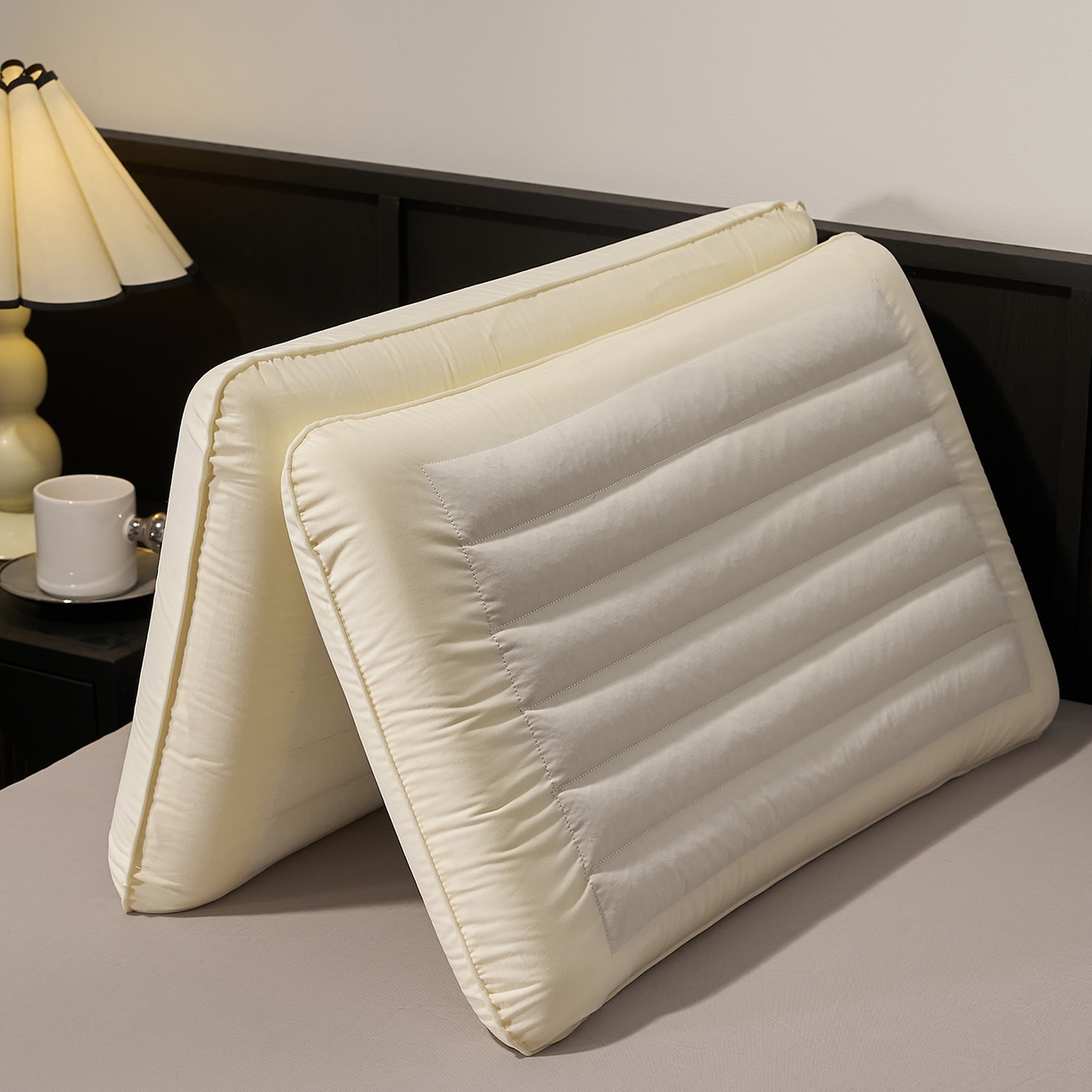 91家纺网 家纺一手货源 找家纺 乐可 2026新款全棉记忆枕荞麦枕零压草本枕枕头枕芯 零压草本枕-米8cm