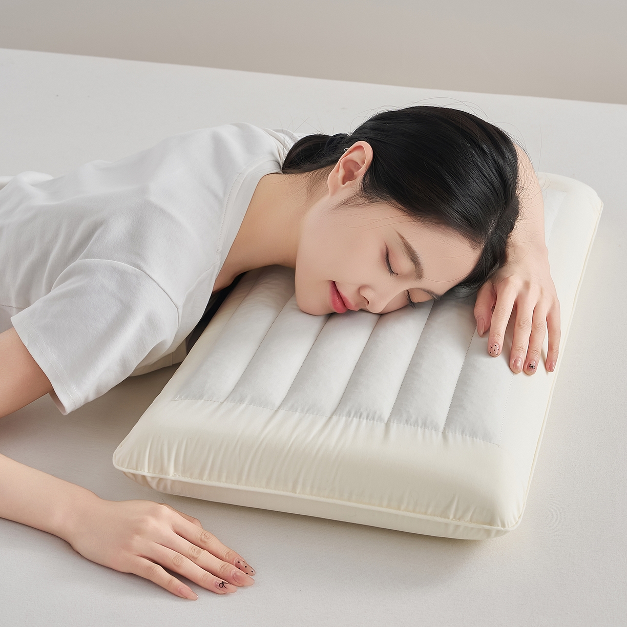 91家纺网 家纺一手货源 找家纺 乐可 2026新款全棉记忆枕荞麦枕零压草本枕枕头枕芯 零压草本枕-米8cm