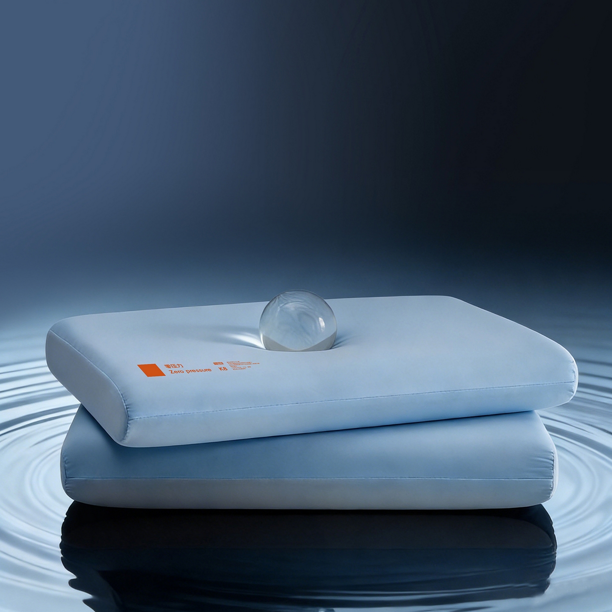 乐可 2026新款记忆绵小蓝枕K8枕头枕芯 K8记忆绵小蓝枕-蓝8cm