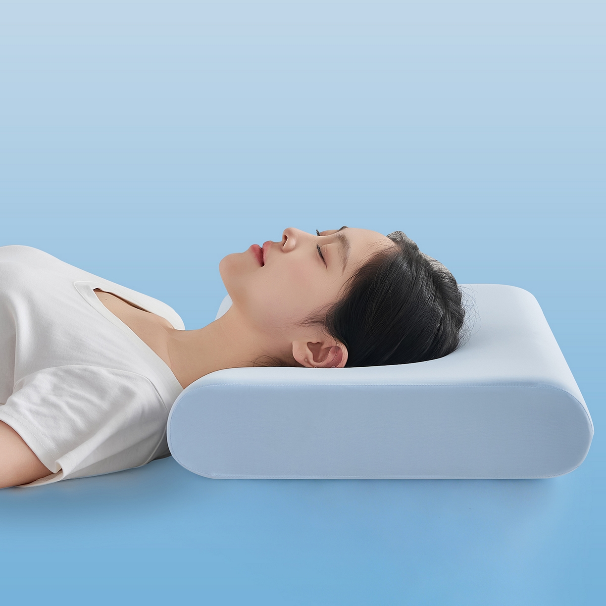 91家纺网 家纺一手货源 找家纺 乐可 2026新款记忆绵小蓝枕K8枕头枕芯 K8记忆绵小蓝枕-蓝10cm