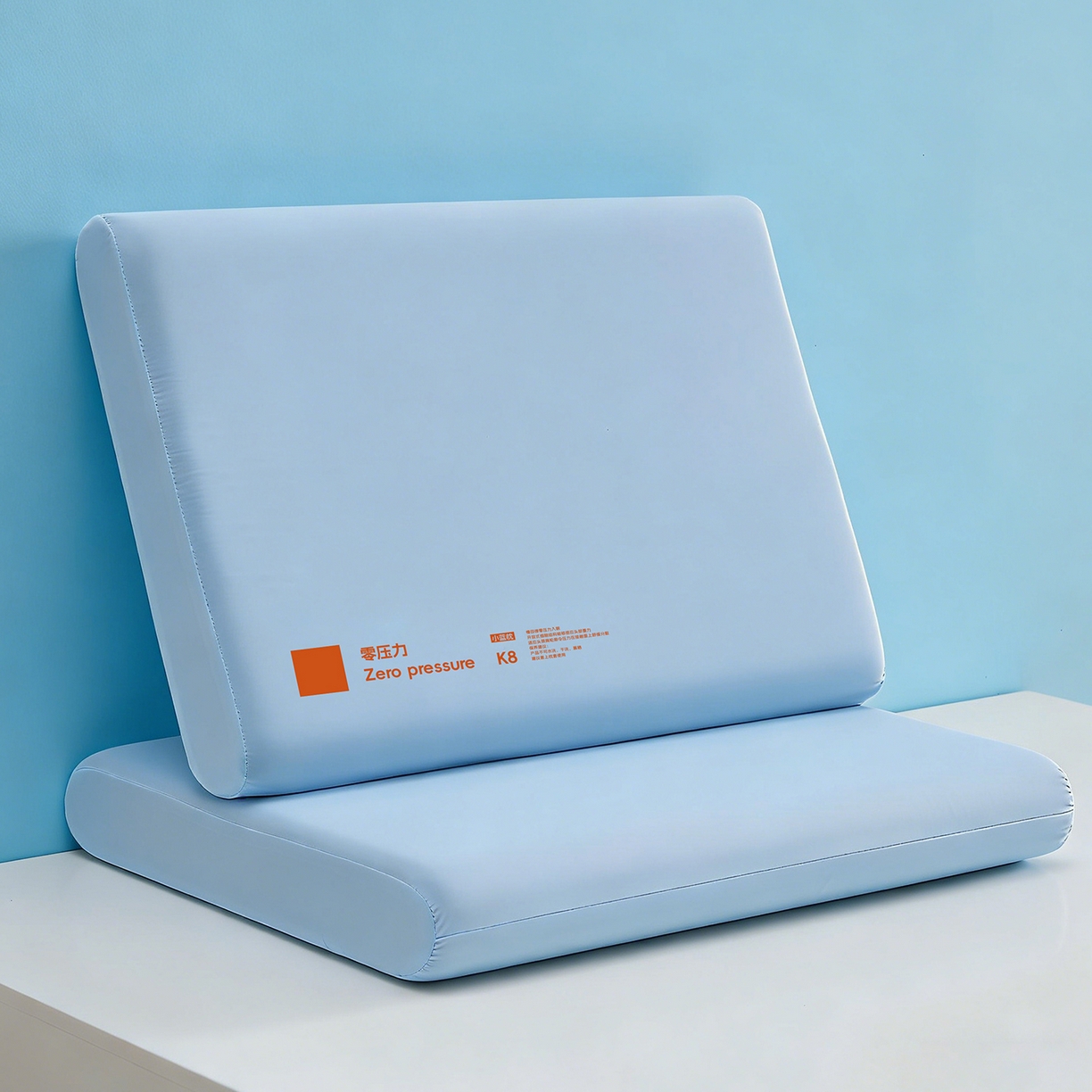 91家纺网 家纺一手货源 找家纺 乐可 2026新款记忆绵小蓝枕K8枕头枕芯 K8记忆绵小蓝枕-蓝8cm