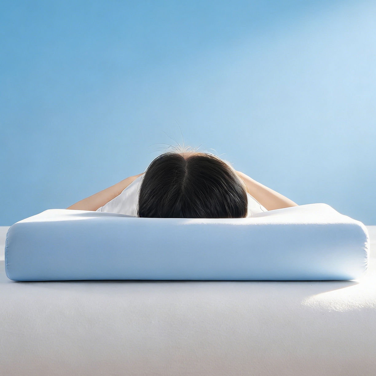 91家纺网 家纺一手货源 找家纺 乐可 2026新款记忆绵小蓝枕K8枕头枕芯 K8记忆绵小蓝枕-蓝10cm