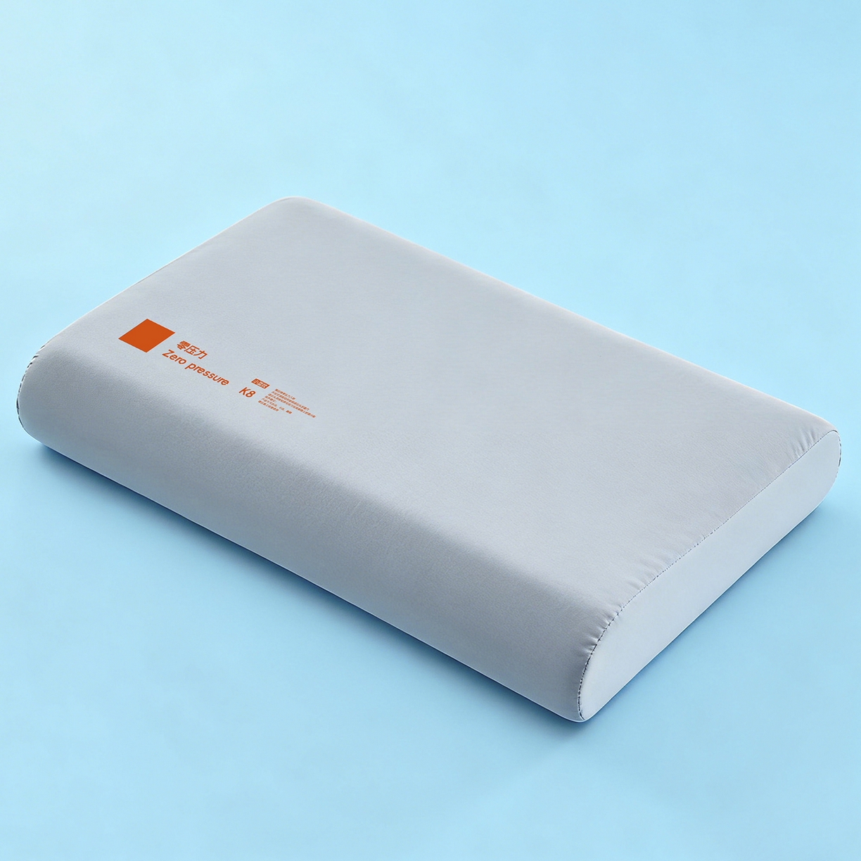 91家纺网 家纺一手货源 找家纺 乐可 2026新款记忆绵小蓝枕K8枕头枕芯 K8记忆绵小蓝枕-灰10cm