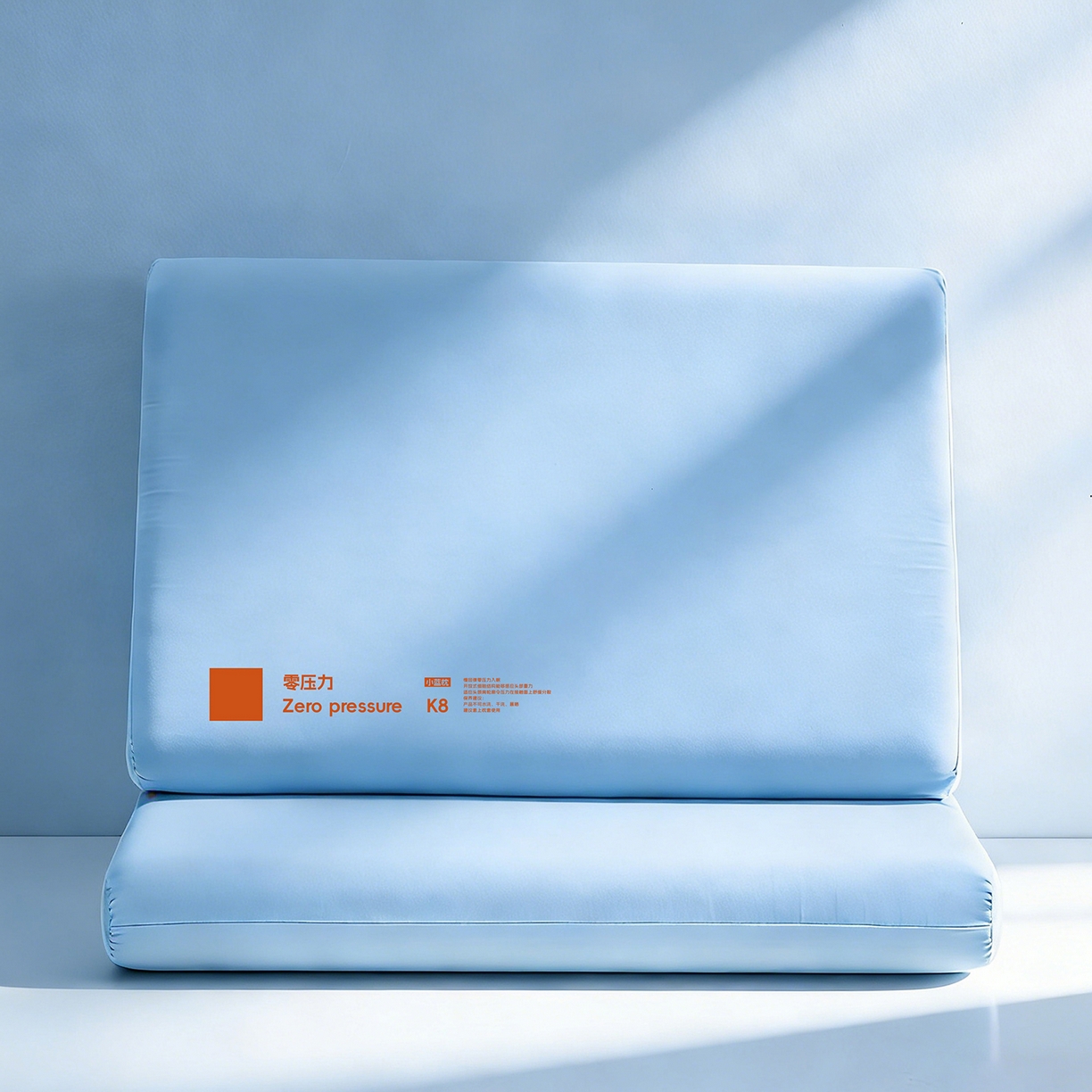 91家纺网 家纺一手货源 找家纺 乐可 2026新款记忆绵小蓝枕K8枕头枕芯 K8记忆绵小蓝枕-蓝8cm