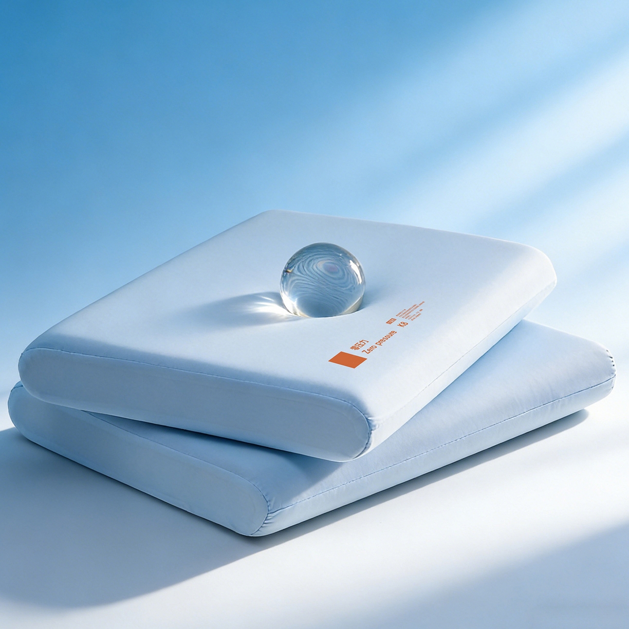 91家纺网 家纺一手货源 找家纺 乐可 2026新款记忆绵小蓝枕K8枕头枕芯 K8记忆绵小蓝枕-蓝10cm