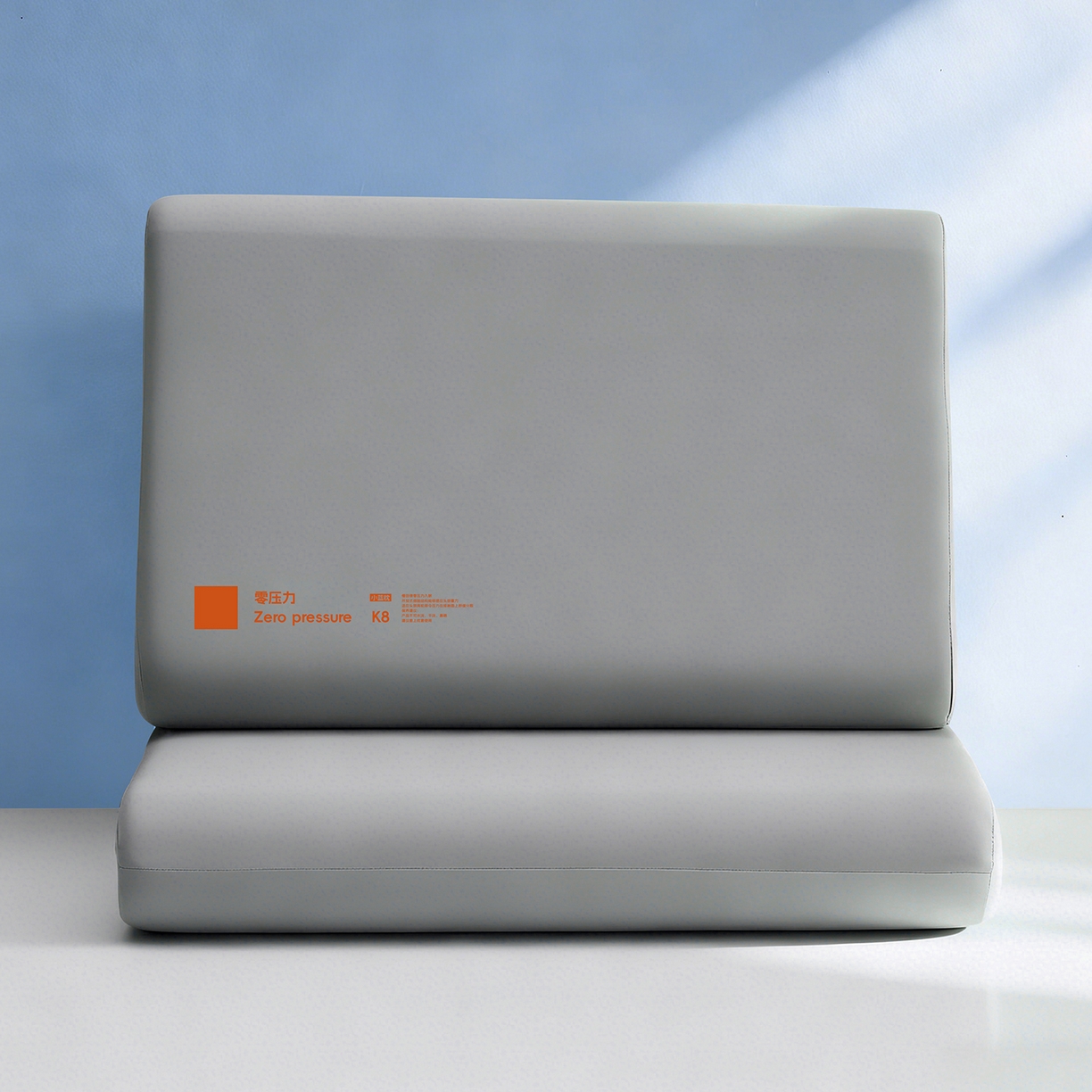 91家纺网 家纺一手货源 找家纺 乐可 2026新款记忆绵小蓝枕K8枕头枕芯 K8记忆绵小蓝枕-灰8cm
