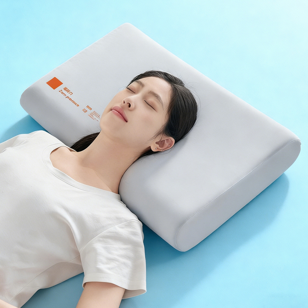 91家纺网 家纺一手货源 找家纺 乐可 2026新款记忆绵小蓝枕K8枕头枕芯 K8记忆绵小蓝枕-灰8cm