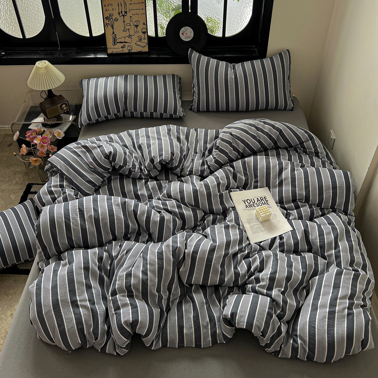 91家纺网 家纺一手货源 找家纺 （总）花伞家居 2026直播网销斜纹加厚磨毛印花植物羊绒四件套（更多花型见二链接）