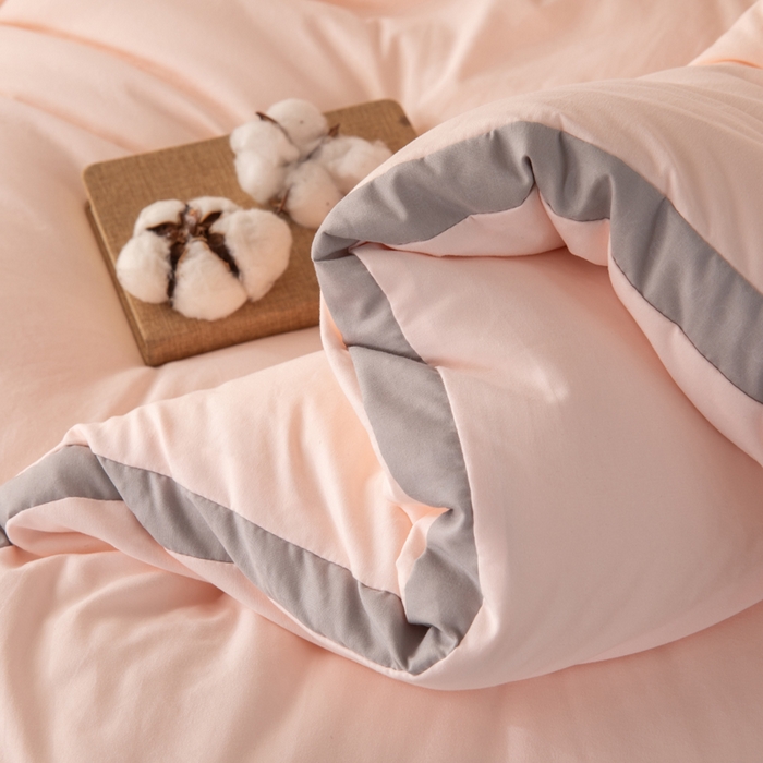 91家纺网 家纺一手货源 找家纺 圣梦莱羽绒家纺 2026新款A类棉花被夏被水洗棉春秋被7A抗菌被芯 玉色