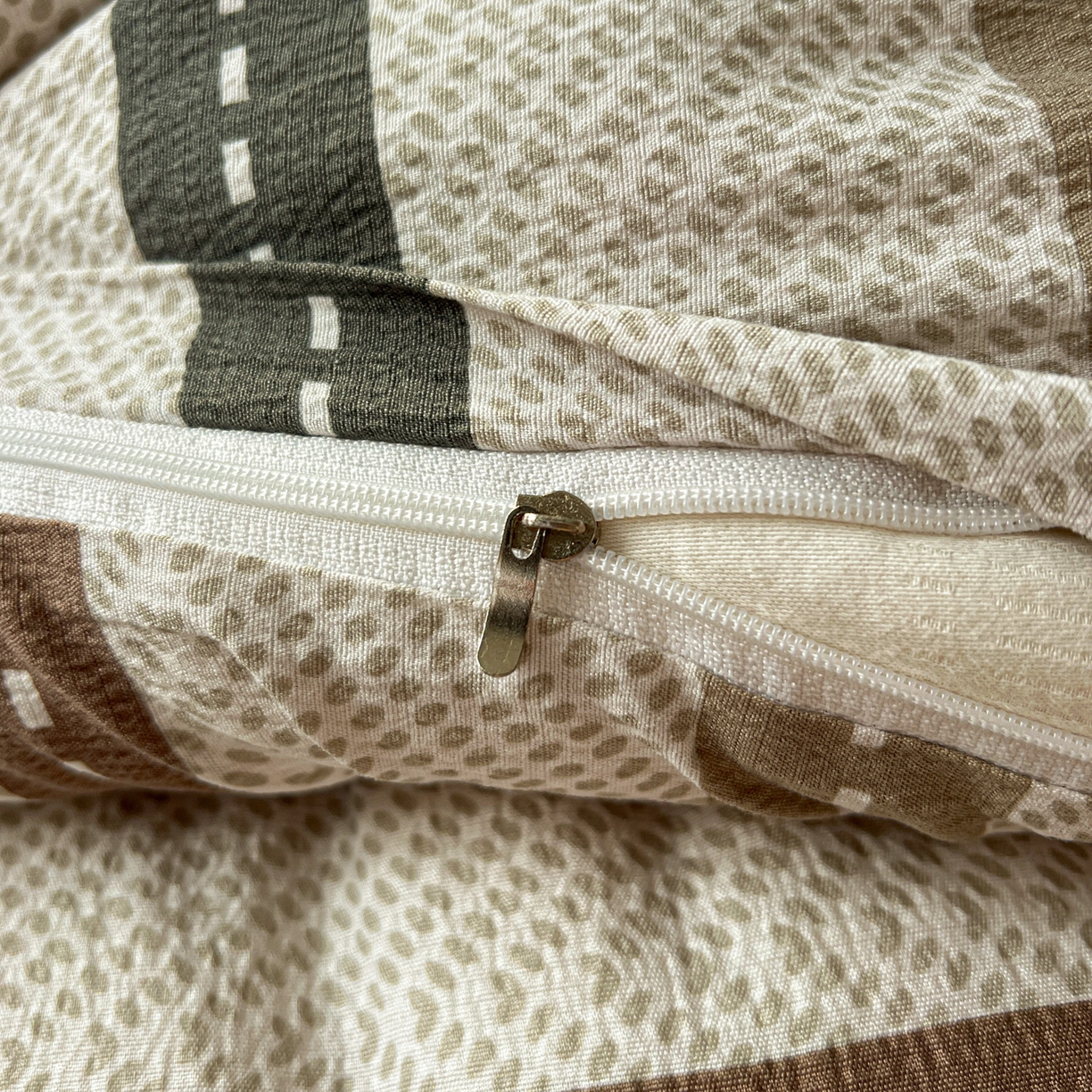 91家纺网 家纺一手货源 找家纺 花伞家居 2026新款中古风双层纱简约格纹系列（提供买家秀） 日系条纹