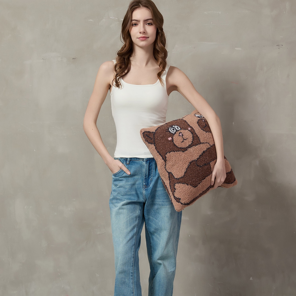 91家纺网 家纺一手货源 找家纺 （总）暖绵绵家纺 2026新款小熊软糯抱枕套抱枕可拆新-在一起 券后/折后零售价不得低于：抱枕套61元，大抱枕145元