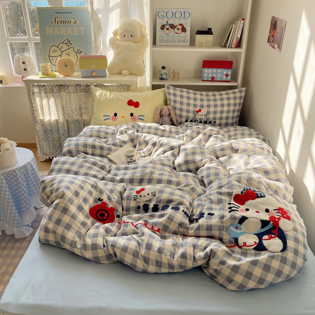 91家纺网 家纺一手货源 找家纺 初念 2026新款2026超软糯可爱系毛巾绣四件套系列提供买家秀 每天热线