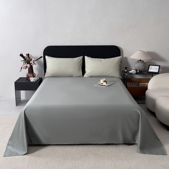 富馨莱 2026新款100支长绒棉色织大提花四件套单品床单系列 凤鸣-雪松绿