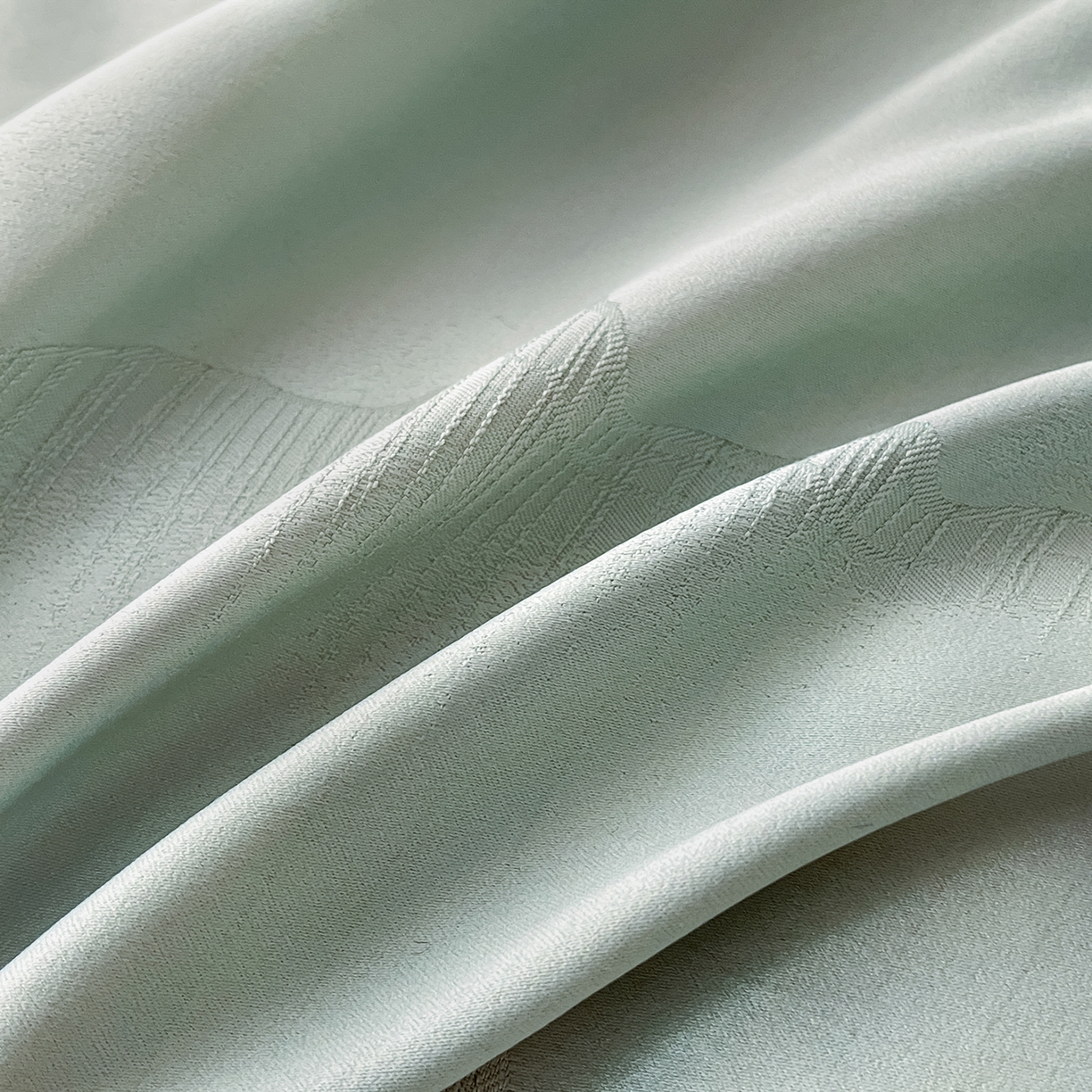 91家纺网 家纺一手货源 找家纺 置顶家纺 2026春夏新款亲肤提花四件套-山峦 山峦-水蓝