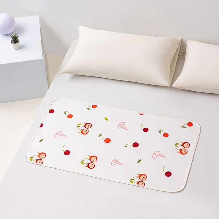 91家纺网 家纺一手货源 找家纺 索弗莱家纺 2026新款宝宝防水隔尿垫成人床垫隔脏垫子姨妈垫-成人 樱桃萌宠