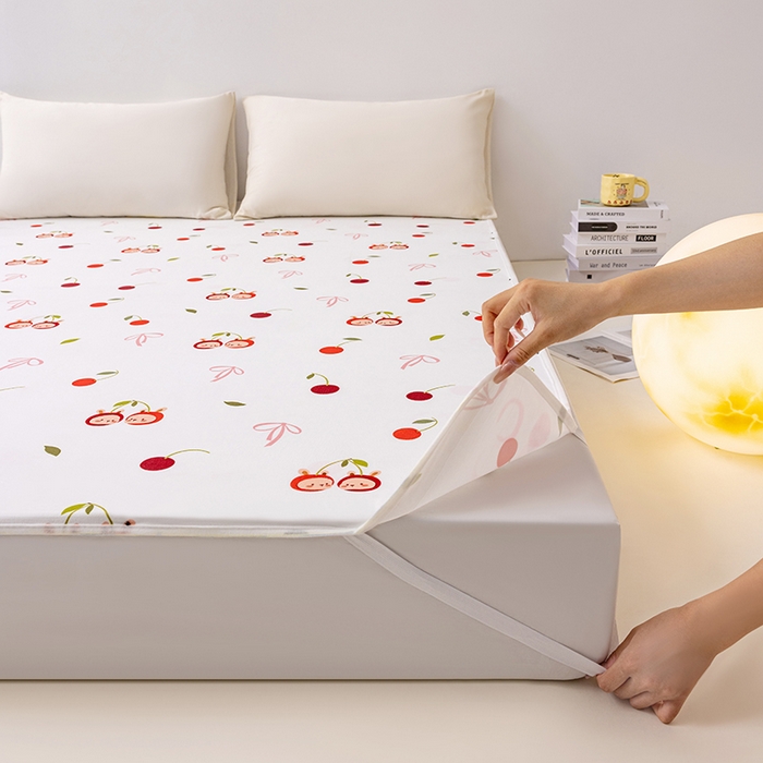 91家纺网 家纺一手货源 找家纺 索弗莱家纺 2026新款宝宝防水隔尿垫成人床垫隔脏垫子姨妈垫-成人 樱桃萌宠