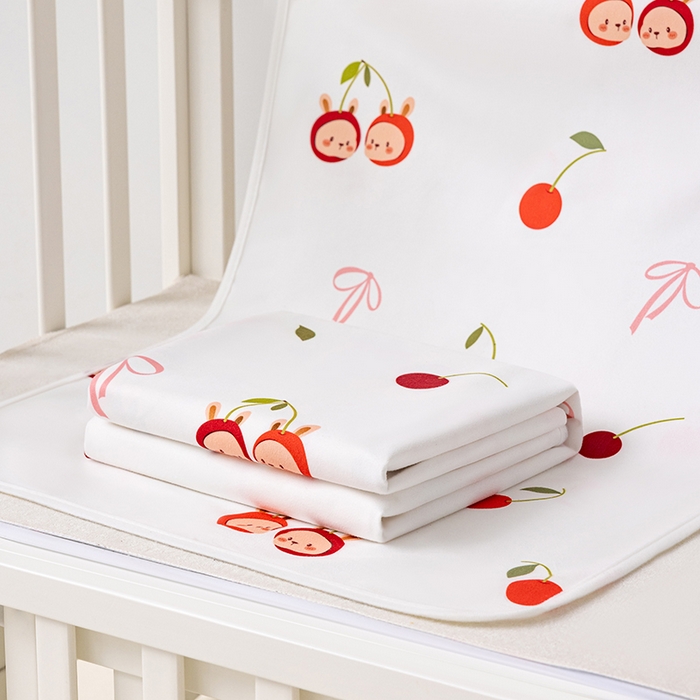 91家纺网 家纺一手货源 找家纺 索弗莱家纺 2026新款宝宝防水隔尿垫成人床垫隔脏垫子姨妈垫-成人 樱桃萌宠