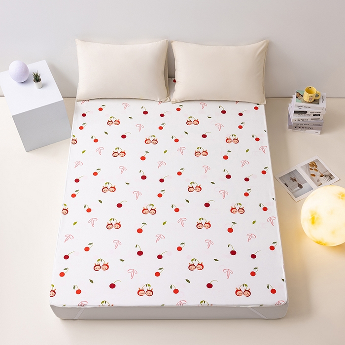 索弗莱家纺 2026新款宝宝防水隔尿垫成人床垫隔脏垫子姨妈垫-成人 樱桃萌宠