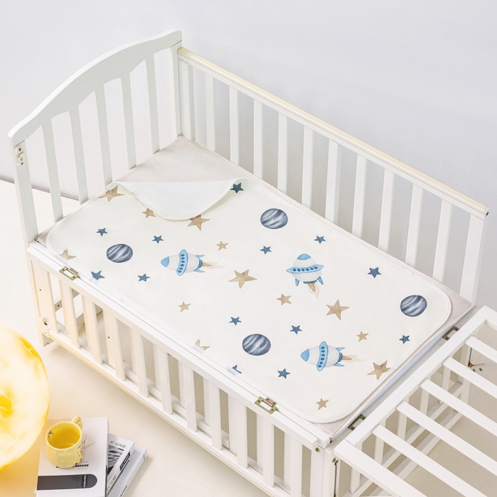 91家纺网 家纺一手货源 找家纺 索弗莱家纺 2026新款宝宝防水隔尿垫成人床垫隔脏垫子姨妈垫-成人 宇宙飞船