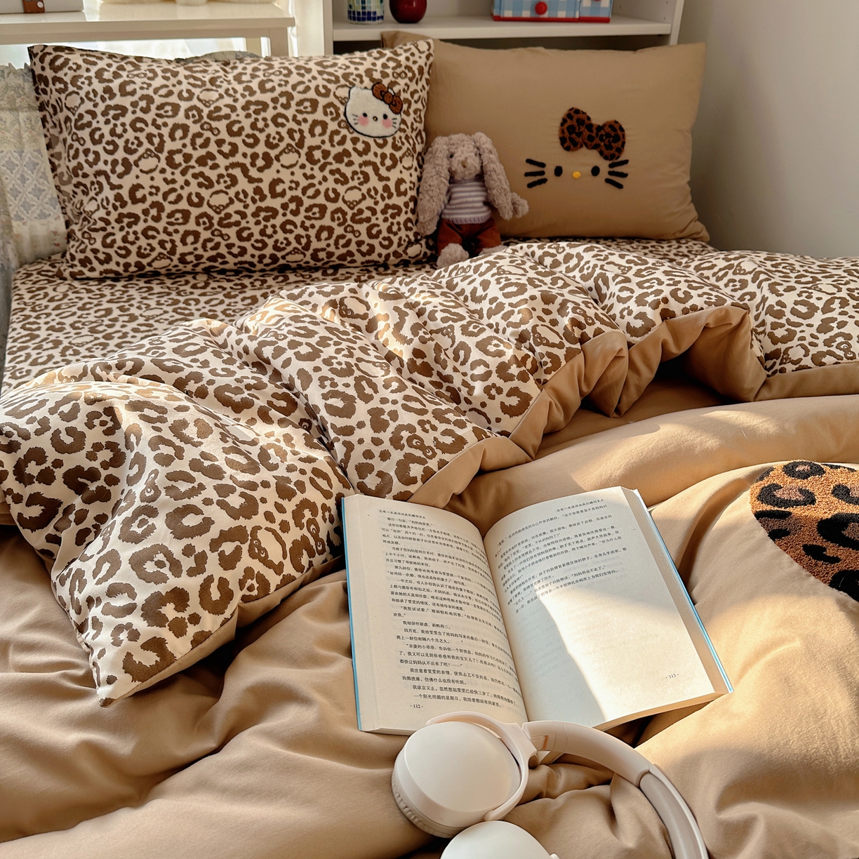 91家纺网 家纺一手货源 找家纺 （总）贝扬思家纺 2026新款超软糯可爱系毛巾绣四件套系列