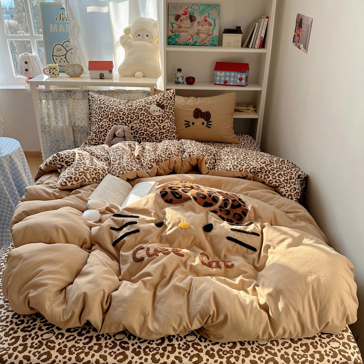 91家纺网 家纺一手货源 找家纺 （总）贝扬思家纺 2026新款超软糯可爱系毛巾绣四件套系列